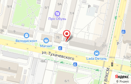 Телерадиомастер на карте