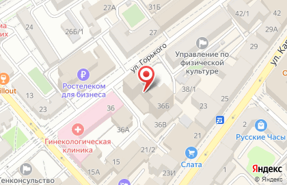 Компания РосКварц на улице Горького на карте