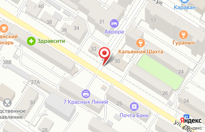 Служба доставки пиццы MamaMia на Красноярской улице на карте