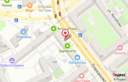 Магазин и киоск Грядка на Плехановской улице на карте
