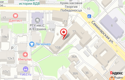 Судебно-экспертное учреждение федеральной противопожарной службы Испытательная пожарная лаборатория по Рязанской области на карте