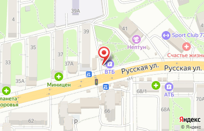 Банкомат ВТБ в Советском районе на карте