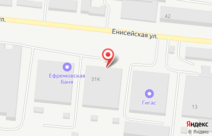 Компания по изготовлению и установке теплиц и мобильных бань Vesnarus на Енисейской улице на карте