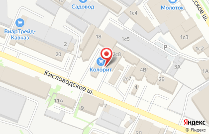 Магазин Альта Профиль на Кисловодском шоссе на карте