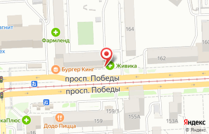 Салон-магазин Мир шитья на проспекте Победы на карте