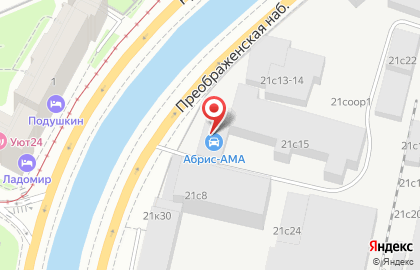 Автомойка и шиномонтаж на Электрозаводской улице на карте