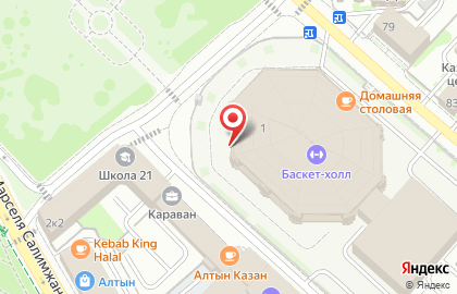 Банкомат АК Барс на Спартаковской улице, 1 на карте