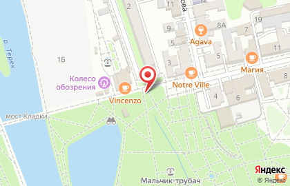 Центр велопроката на улице Максима Горького на карте