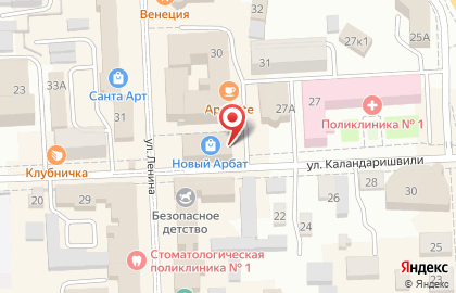 Риэлторская компания Арбат Престиж в Советском районе на карте