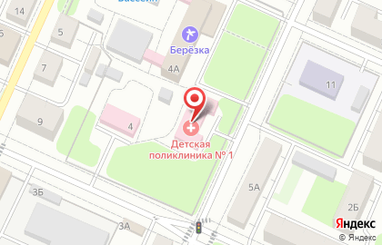Городская больница №2 на Революционной улице на карте