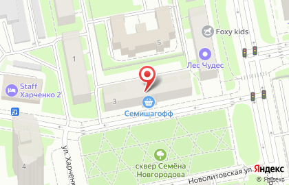 Магазин Семишагофф в Санкт-Петербурге на карте