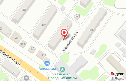 Парикмахерская Londa на Ивановской улице на карте
