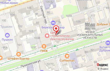 Барбарис на Пушкинской улице на карте