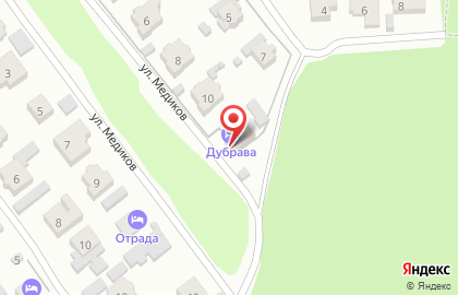 Отель Дубрава на карте
