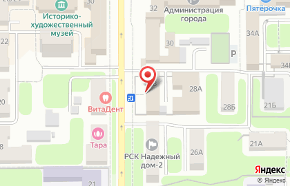 Отдел №6 Управления Федерального казначейства по Тульской области на карте