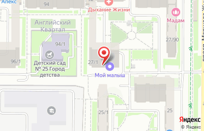Интернет-магазин зоотоваров mordawki.ru на проспекте Маршала Жукова на карте
