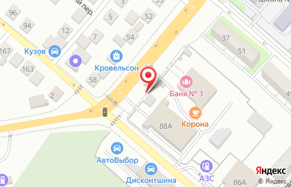 Шиномонтажная мастерская на Новосибирской улице на карте