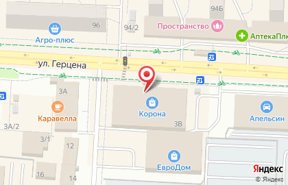 Фотосалон ФотоТочка на улице Герцена на карте