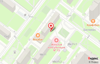 Юго-западного АО Коньково гу ис Паспортный Стол на карте