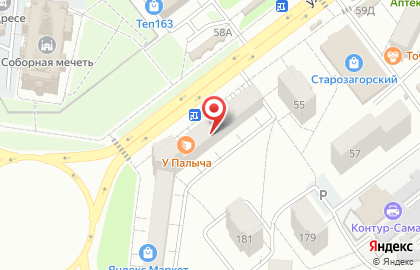 Киоск по продаже фруктов и овощей в Самаре на карте