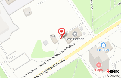 Невская на проспекте Александра Невского на карте