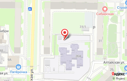 Славянская мебель на Сибирской улице на карте