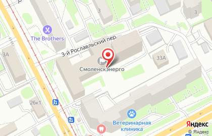 Компания Квадра в Смоленске на карте