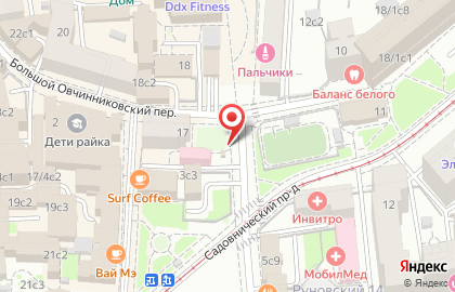 Киоск по продаже кондитерских изделий, район Замоскворечье на карте