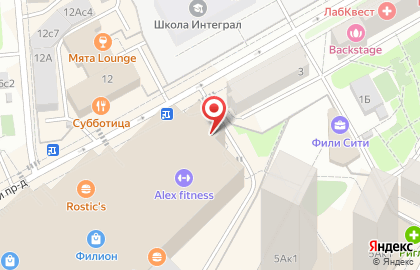 Дом быта Мульти-Мастер на метро Фили на карте