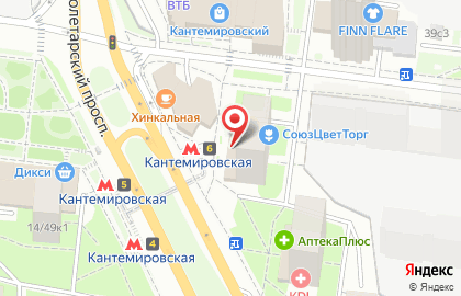 Салон сотовой связи МегаФон на Пролетарском проспекте на карте