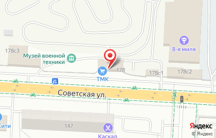 Магазин инструмента и оборудования ТМК на Советской улице на карте
