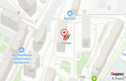 Продуктовый магазин в Красноярске на карте