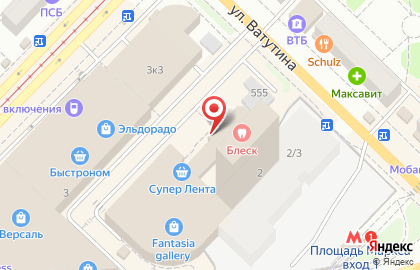 Танцевальный центр DekaDance на площади Карла Маркса на карте