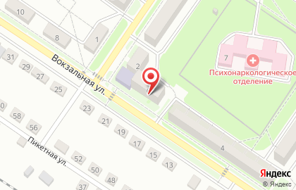 Детская художественная школа №6 на Вокзальной улице на карте