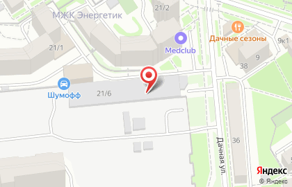 Шиномонтажная мастерская в Заельцовском районе на карте