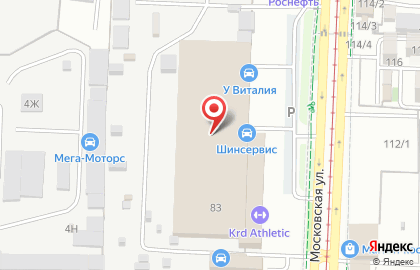 АВТОСЕРВИС НА МОСКОВСКОЙ 83 на карте