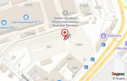 Шашлычная №1 на улице Пушкина на карте
