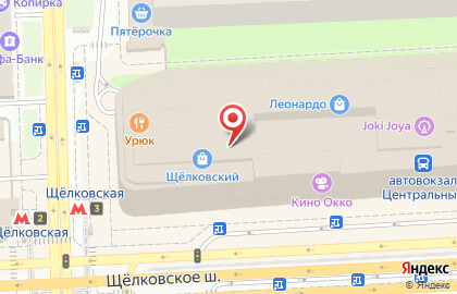 Магазин кондитерских изделий Аленка на Щёлковском шоссе на карте