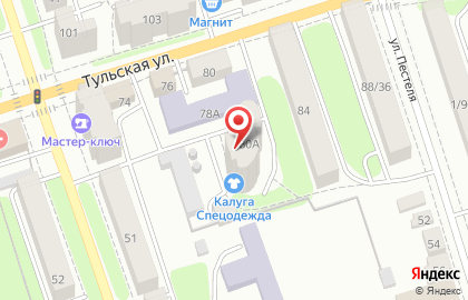 Торговая компания Бумканцторг на Тульской улице на карте