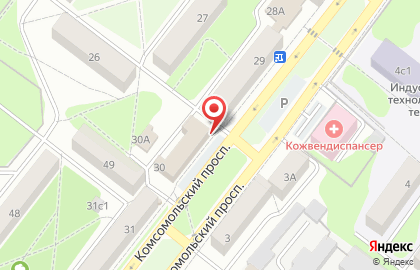 ТЦ Юность в Интернациональном микрорайоне на карте