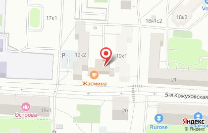 Гастроном в Москве на карте