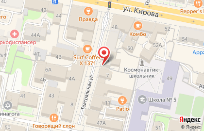Магазин текстиля Ткани на карте