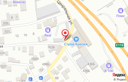 Гастроном Центральный в Ленинском районе на карте