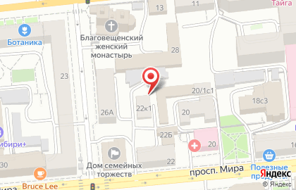 Красноярская местная общественная организация Всероссийское общество слепых в Центральном районе на карте