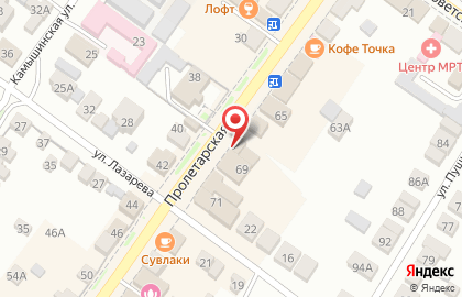 Магазин 1000 мелочей на Пролетарской улице на карте