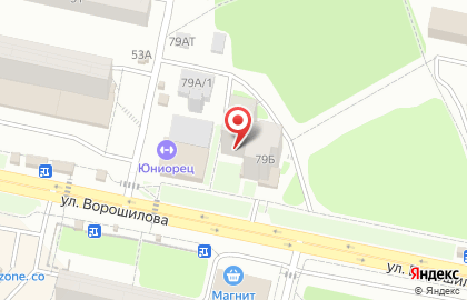 Ломбард №1 на улице Ворошилова на карте
