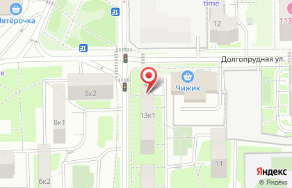 Спортивно-досуговый центр Радуга на Долгопрудной аллее на карте