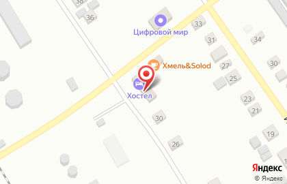 Хостел в Новосибирске на карте
