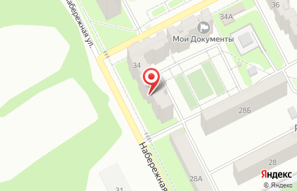 Пенсионный фонд РФ на ​Набережной улице на карте