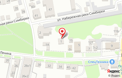 Студия восточного танца "Малика" на улице Ленина на карте